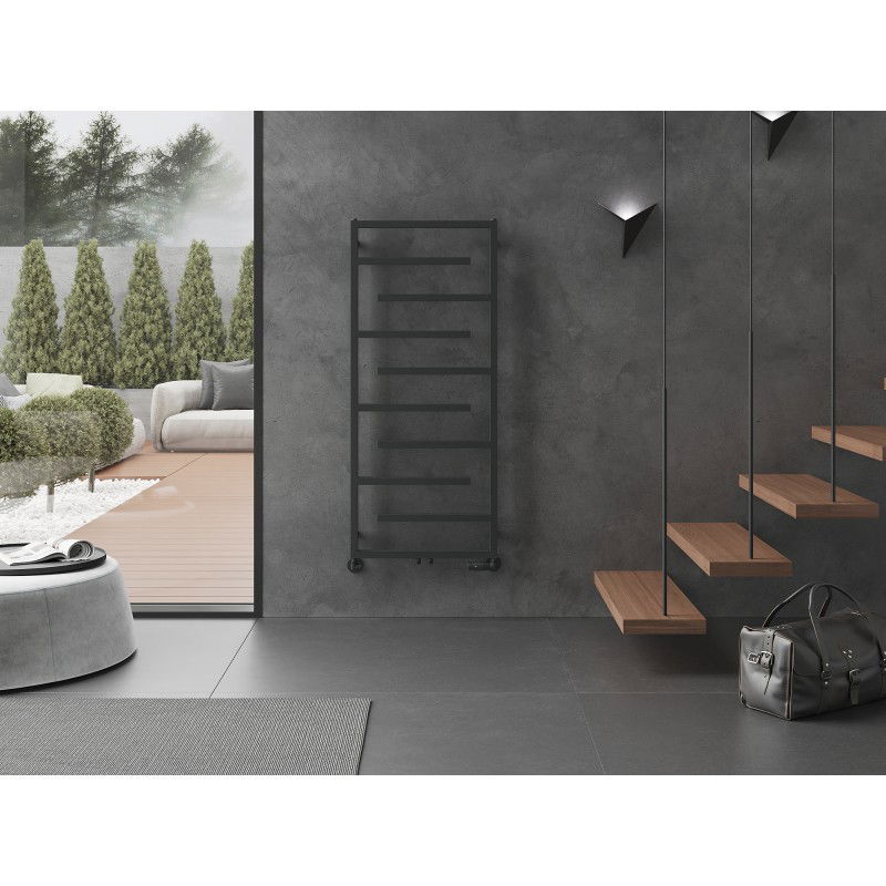 Mexen Orlando grzejnik dekoracyjny 1380 x 600 mm, 445 W, antracyt - W207-1380-600-00-66