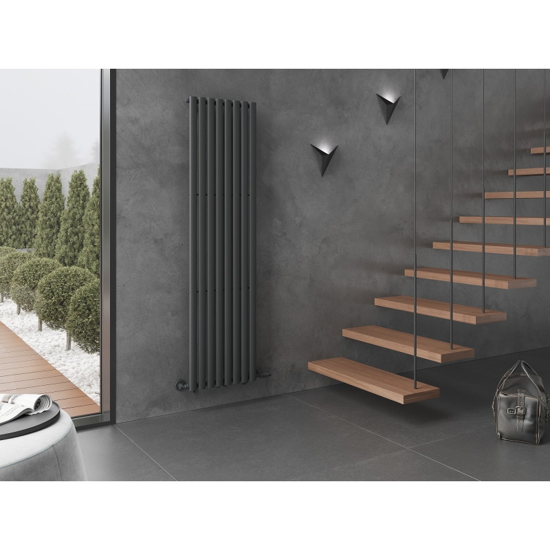 Mexen Oregon grzejnik dekoracyjny 1800 x 480 mm, 805 W, antracyt - W202-1800-490-00-66