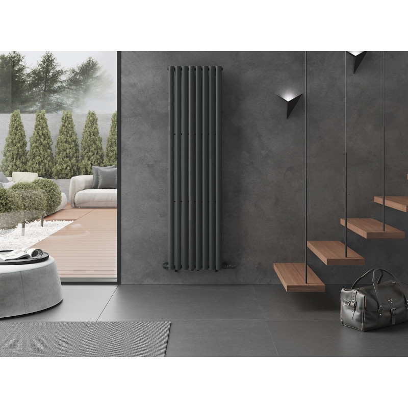 Mexen Oregon grzejnik dekoracyjny 1800 x 480 mm, 805 W, antracyt - W202-1800-490-00-66