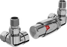 Mexen G00 zestaw termostatyczny osiowy, chrom - W903-900-01