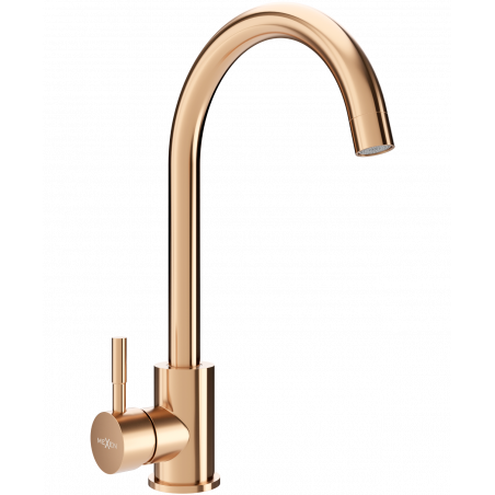 Mexen Foggia bateria kuchenna, różowe złoto - 671800-60