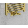 Mexen G00 zestaw termostatyczny kątowy z maskownicą S, Duplex, DN50, złoty - W907-900-910-50