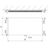 Mexen Flat CCF11 grzejnik płytowy 300 x 500 mm, podłączenie dolne środkowe, 227 W, antracyt - W6C11F-030-050-66