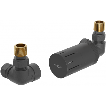 Mexen G05 zestaw termostatyczny osiowy, antracyt - W903-958-66