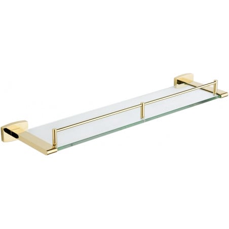 Mexen Zoja wisząca półka szklana, złota - 7019137-50