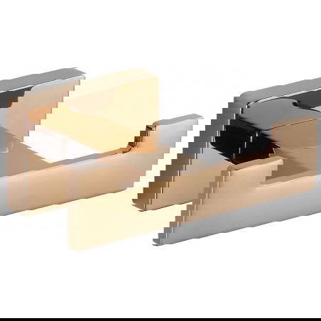 Mexen Arno podwójny haczyk na ręcznik, różowe złoto - 7020735-60