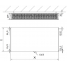 Mexen Flat CCF33 grzejnik płytowy 500 x 600 mm, podłączenie dolne środkowe, 1140 W, antracyt - W6C33F-050-060-66