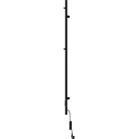 Mexen Pino grzejnik elektryczny z wieszakami na ręczniki 1405 x 32 mm, 75 W, czarny - W301-1405-032-00-70