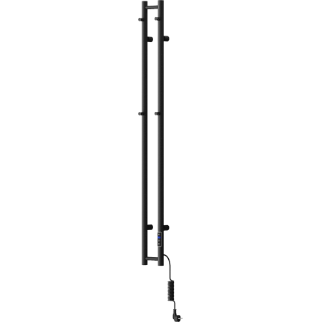 Mexen Pino grzejnik elektryczny z wieszakami na ręczniki 1405 x 137 mm, 150 W, czarny - W301-1405-137-00-70