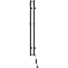 Mexen Pino grzejnik elektryczny z wieszakami na ręczniki 1405 x 137 mm, 150 W, czarny - W301-1405-137-00-70