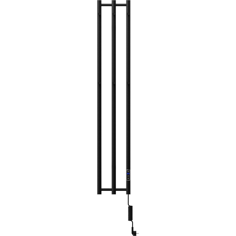 Mexen Pino grzejnik elektryczny z wieszakami na ręczniki 1405 x 242 mm, 200 W, czarny - W301-1405-242-00-70
