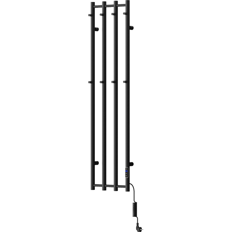 Mexen Pino grzejnik elektryczny z wieszakami na ręczniki 1405 x 347 mm, 250 W, czarny - W301-1405-347-00-70