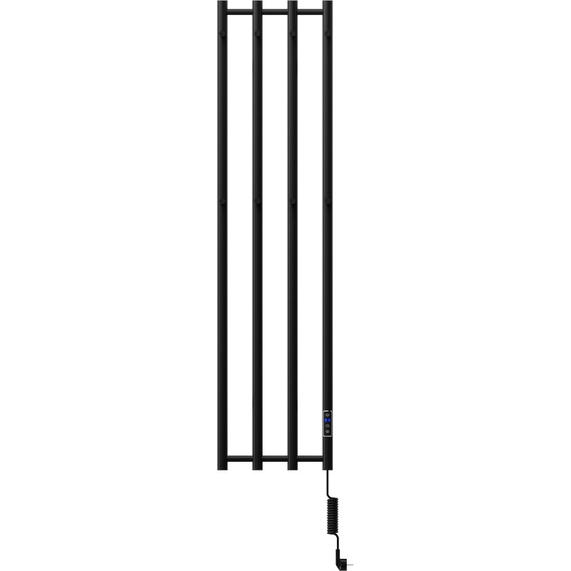 Mexen Pino grzejnik elektryczny z wieszakami na ręczniki 1405 x 347 mm, 250 W, czarny - W301-1405-347-00-70
