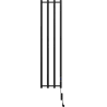 Mexen Pino grzejnik elektryczny z wieszakami na ręczniki 1405 x 347 mm, 250 W, czarny - W301-1405-347-00-70