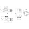 Mexen G02 zestaw termostatyczny prosty, nikiel - W914-012-928-01