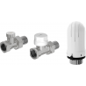 Mexen G03 zestaw termostatyczny prosty, nikiel - W914-012-938-01