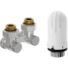 Mexen G03 zestaw termostatyczny dwururowy DN50, kątowy 1/2"x3/4", nikiel - W911-012-938-01