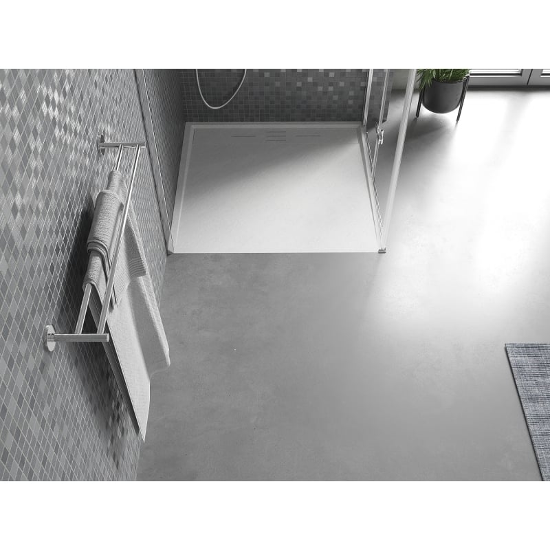 Mexen Amon brodzik kwadratowy SMC 90 x 90 cm, biały - 4F109090