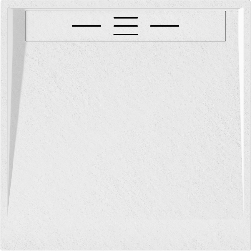 Mexen Amon brodzik kwadratowy SMC 100 x 100 cm, biały - 4F101010