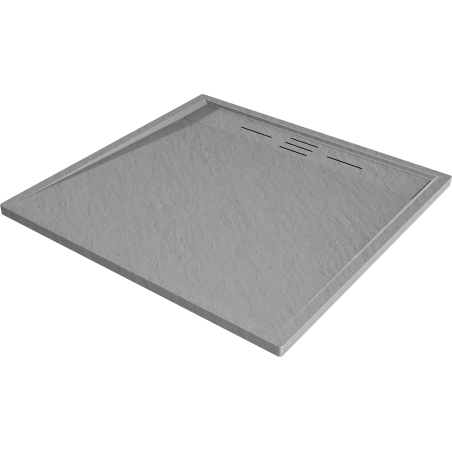 Mexen Amon brodzik kwadratowy SMC 80 x 80 cm, szary - 4F618080