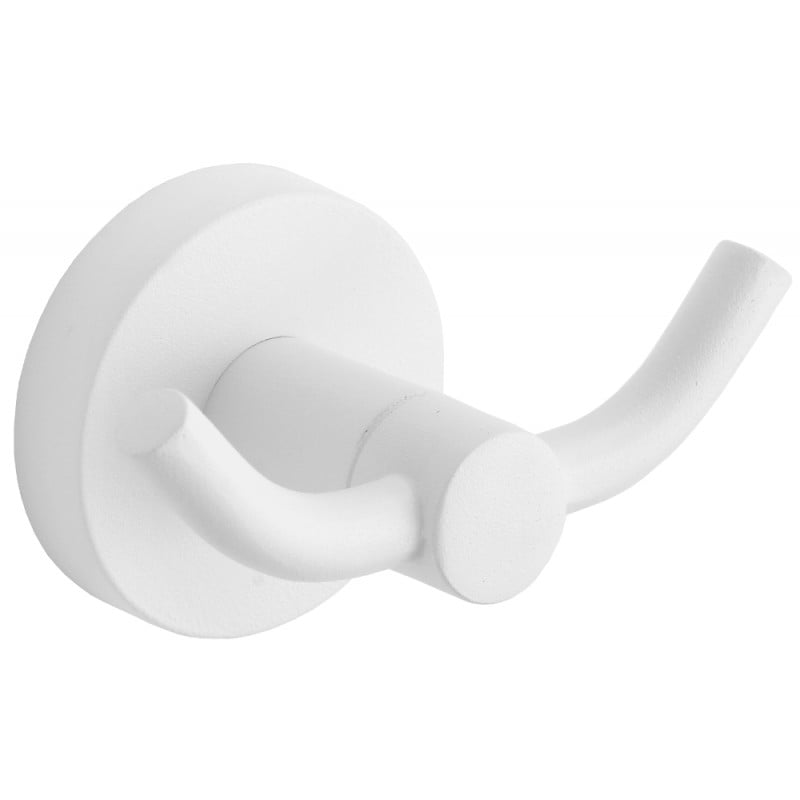 Mexen Remo podwójny haczyk na ręcznik, biały - 70507352-20