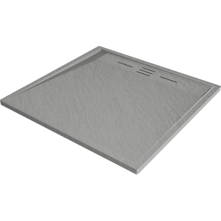Mexen Amon brodzik kwadratowy SMC 90 x 90 cm, szary - 4F619090