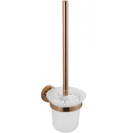 Mexen Remo szczotka toaletowa, różówe złoto - 7050750-60