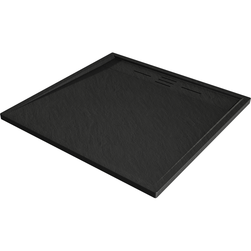 Mexen Amon brodzik kwadratowy SMC 80 x 80 cm, czarny - 4F708080