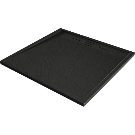 Mexen Amon brodzik kwadratowy SMC 80 x 80 cm, czarny - 4F708080