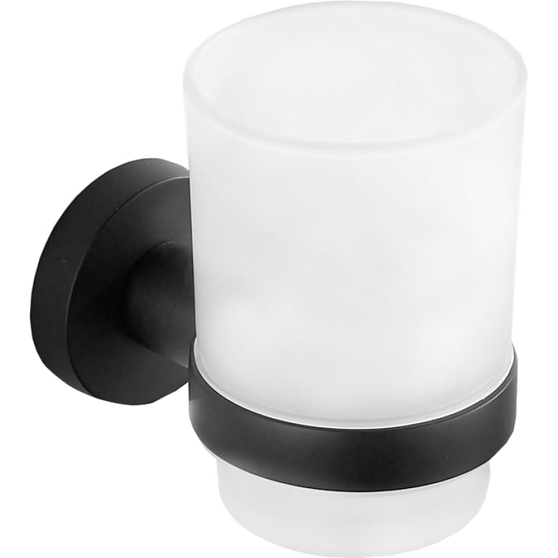 Mexen Remo kubek na szczoteczki, czarny - 7050738-70
