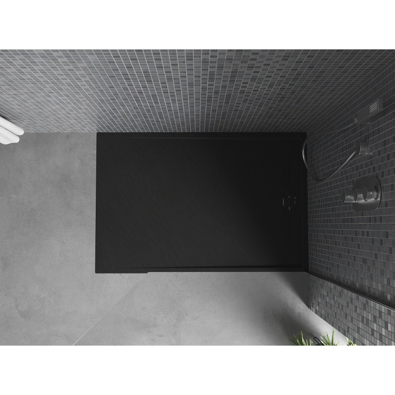 Mexen Amon brodzik prostokątny SMC 120 x 90 cm, czarny - 4F709012