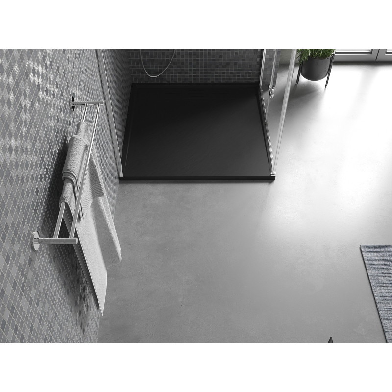 Mexen Amon brodzik kwadratowy SMC 90 x 90 cm, czarny - 4F709090