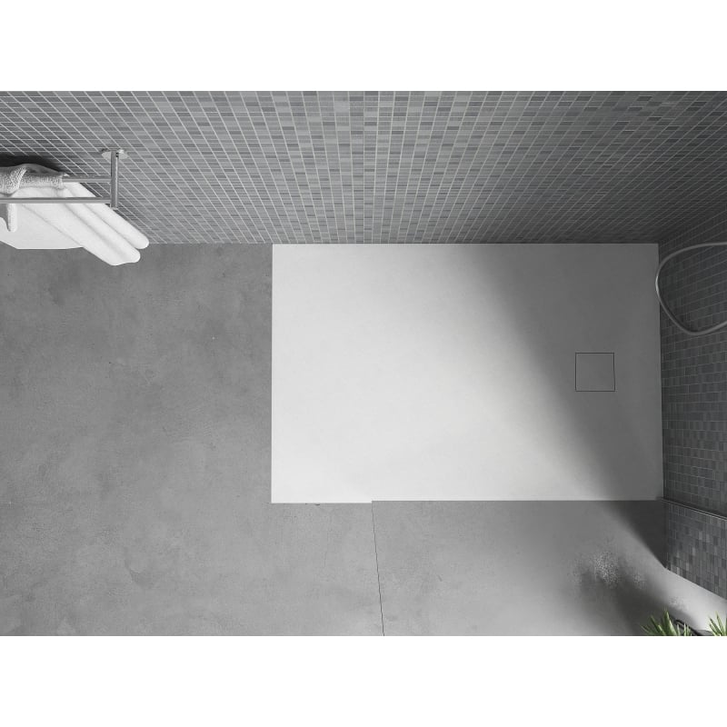 Mexen Bert brodzik prostokątny SMC 100 x 80 cm, biały - 4K108010