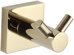 Mexen podwójny haczyk na ręcznik, złoty - 7081835-50