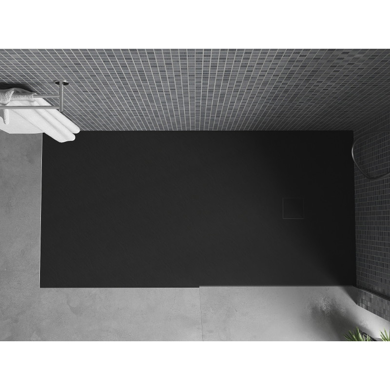 Mexen Bert brodzik prostokątny SMC 170 x 90 cm, czarny - 4K709017
