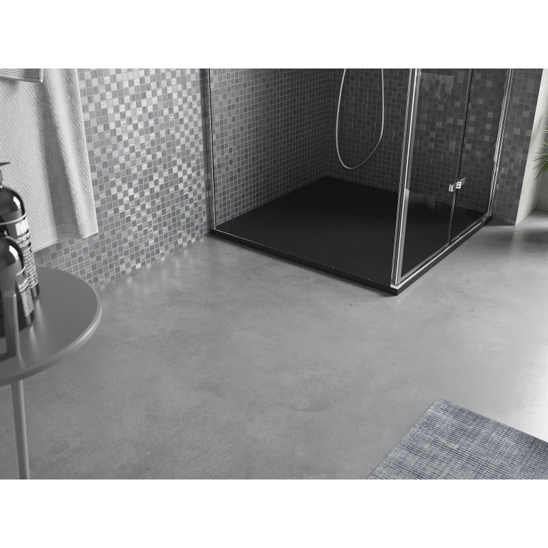 Mexen Bert brodzik kwadratowy SMC 90 x 90 cm, czarny - 4K709090