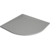 Mexen Bert brodzik półokrągły SMC 80 x 80 cm, szary - 4KR618080