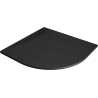 Mexen Bert brodzik półokrągły SMC 90 x 90 cm, czarny - 4KR709090