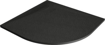 Mexen Bert brodzik półokrągły SMC 90 x 90 cm, czarny - 4KR709090