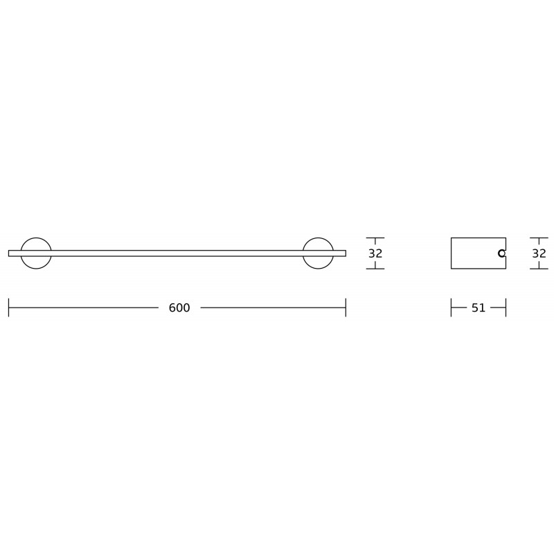Mexen Aron wieszak na ręcznik, czarny/złoty - 7088124-57