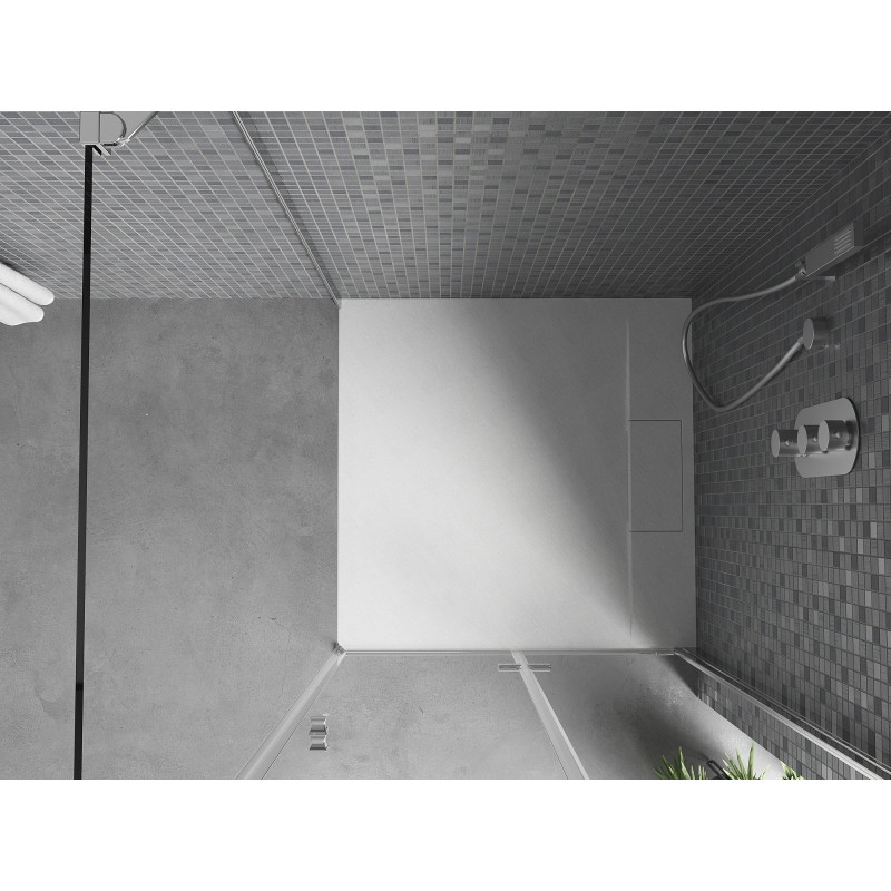 Mexen Otto brodzik kwadratowy SMC 80 x 80 cm, biały - 4N108080