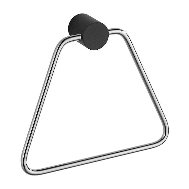 Mexen Aron wieszak na ręcznik, czarny/chrom - 7088132-07