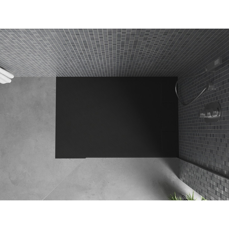 Mexen Otto brodzik prostokątny SMC 100 x 70 cm, czarny - 4N707010