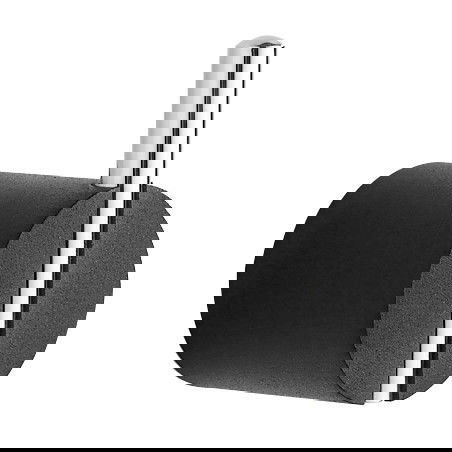 Mexen Aron haczyk na ręcznik, czarny/chrom - 7088135-07