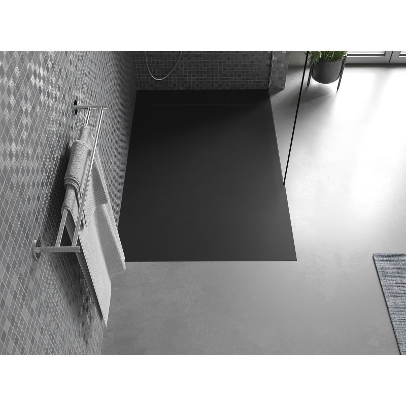 Mexen Otto brodzik prostokątny SMC 140 x 80 cm, czarny - 4N708014