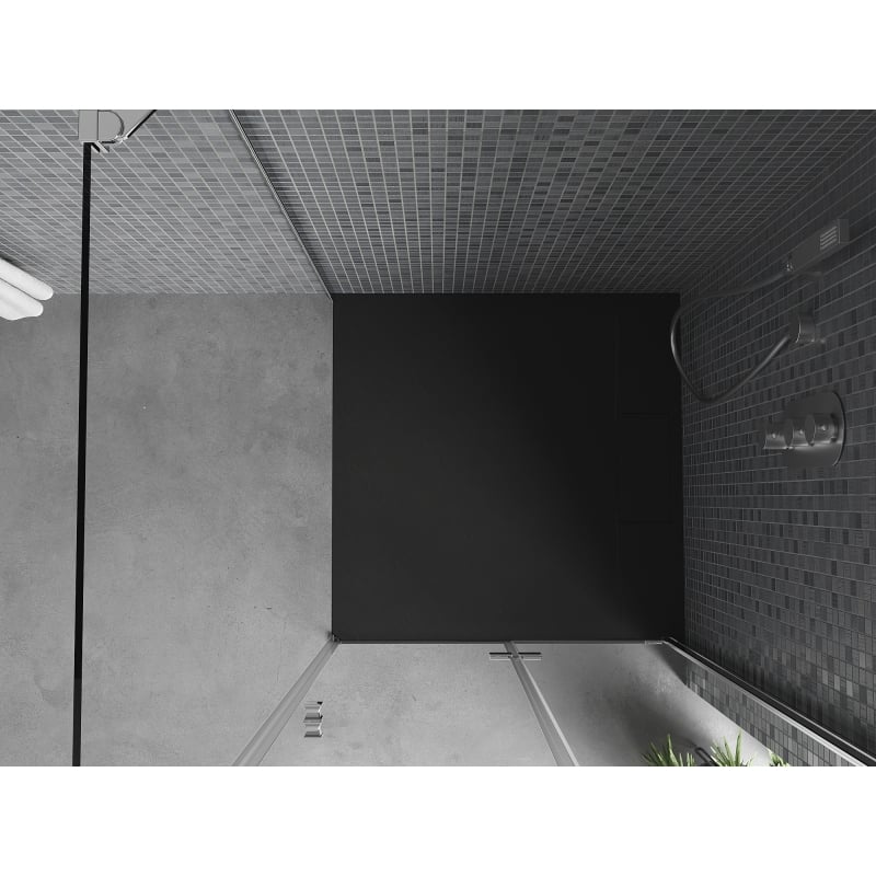 Mexen Otto brodzik kwadratowy SMC 80 x 80 cm, czarny - 4N708080