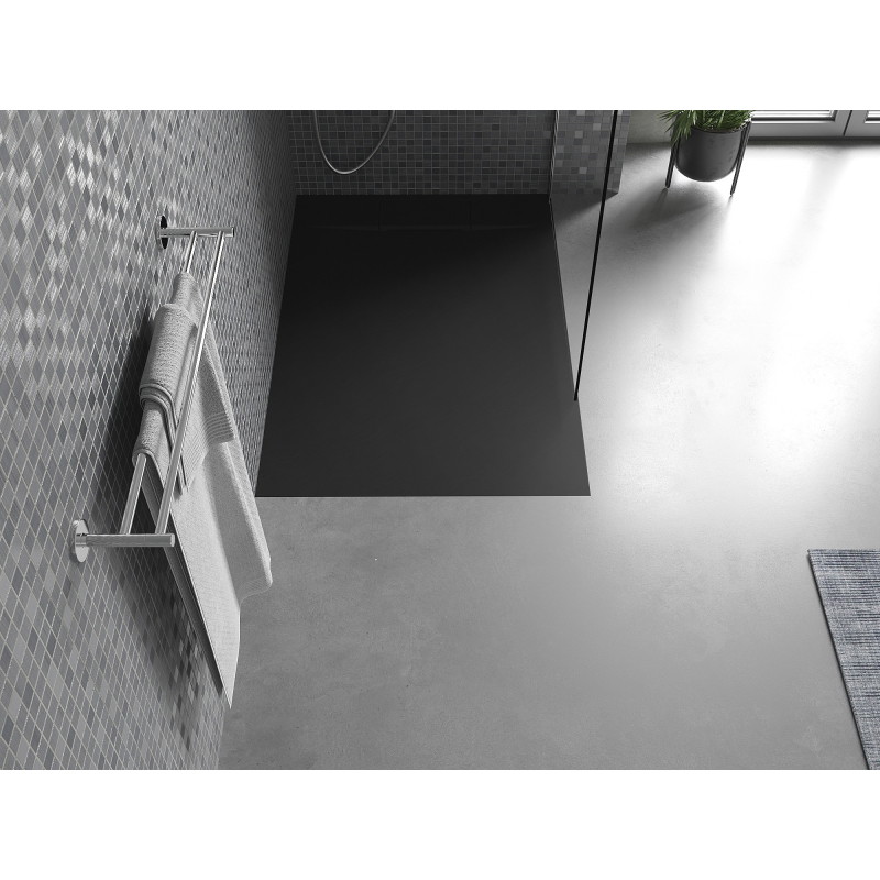 Mexen Otto brodzik prostokątny SMC 90 x 80 cm, czarny - 4N708090