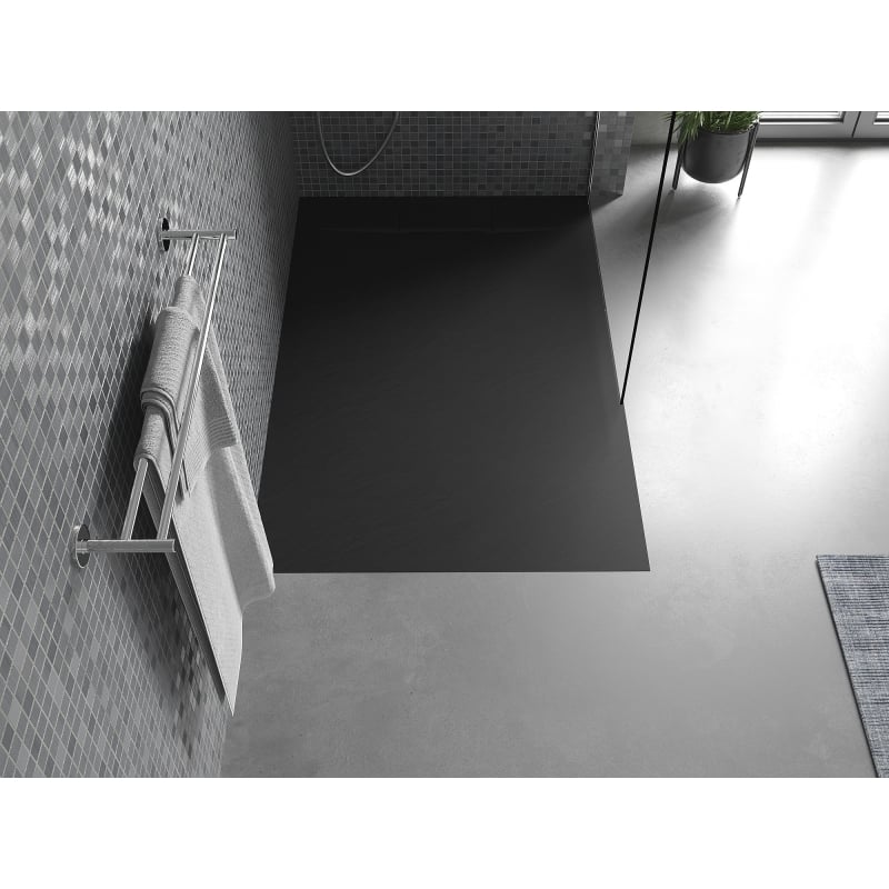 Mexen Otto brodzik prostokątny SMC 130  x 90 cm, czarny - 4N709013