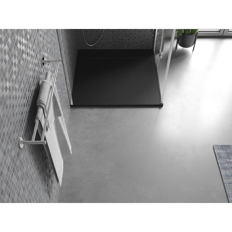 Mexen Otto brodzik kwadratowy SMC 90 x 90 cm, czarny - 4N709090