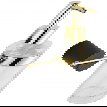 Mexen Aron dozownik do mydła, czarny/złoty - 70881388-57